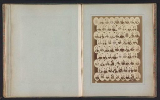 Composite group portrait of members of the National Assembly of 1874