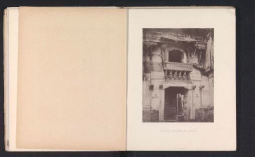 Façade of a house in Ahmedabad, Gujarat, India