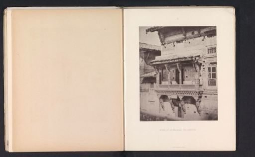 Façade of a house with a balcony in Ahmedabad, Gujarat, India