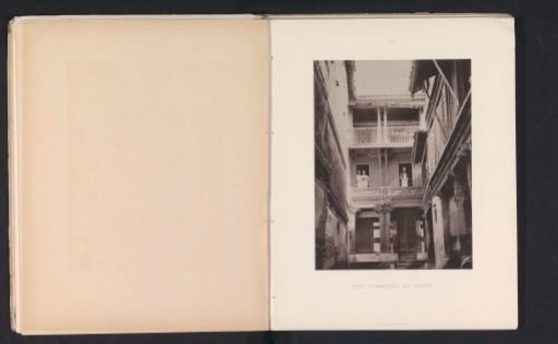 View of a house with three men in Ahmedabad, Gujarat, India