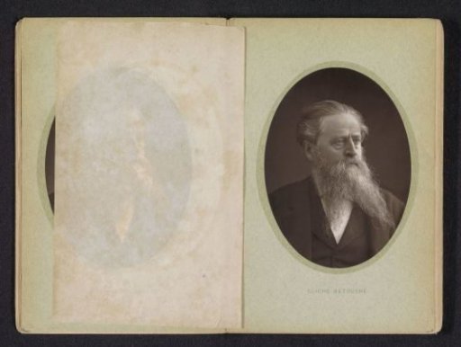 Retouched Portrait of an Unknown Man with a Beard