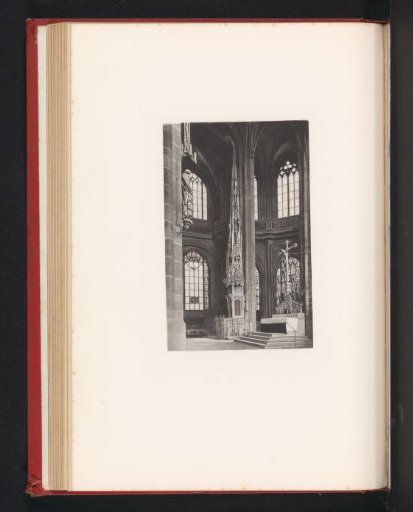 Interior of the St. Lawrence Church in Nuremberg with a tabernacle by Adam Kraft