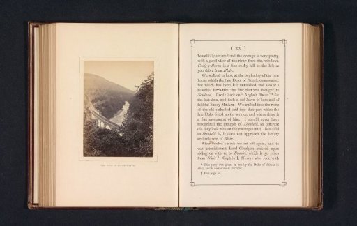 View of the Pass of Killiecrankie with a Railway Bridge