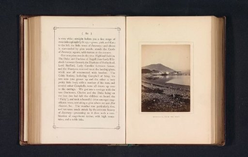 View of Inveraray and Loch Fyne in Scotland