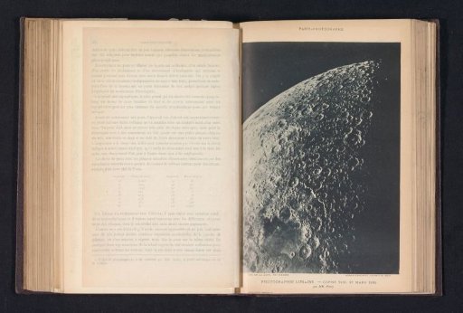 View of a part of the moon's surface