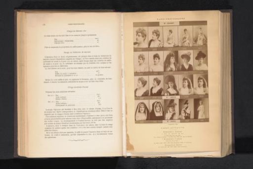 Twenty portraits of Mademoiselle Soukaret, Mademoiselle Lambach, and Mademoiselle Rhodes