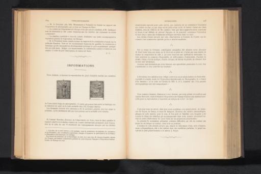 Photographic reproductions of two drawings of reliefs depicting actions of a photographic process