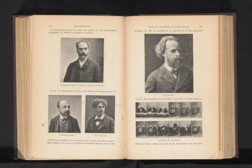 Portrait of Élisée Reclus and a report of a meeting with Michel Eugène Chevreul