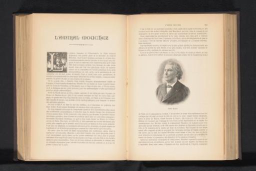 Photographic reproduction of a portrait of Ernest Mouchez
