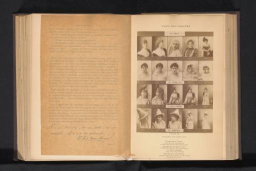 Twenty portraits of Aline Prelly, Yvonne Lévy, la Belle Feridjée and Mademoiselle Dandeville