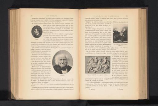 Meeting with presumably Michel Eugène Chevreul and a fragment of the frieze of the Parthenon