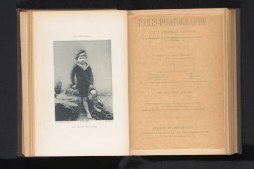 Portrait of an unknown boy in a fisherman's costume