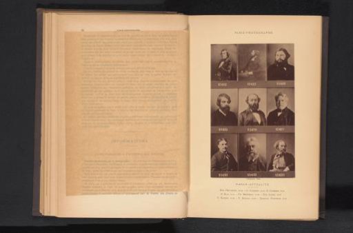 Nine portraits of artists