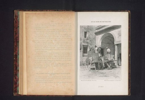 Unknown Men on a Cart with Barrels, Probably Chantilly