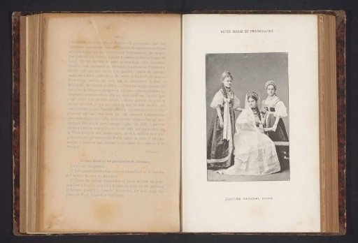 Three Unknown Girls in Russian Costume