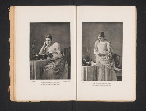 Portrait of an unknown woman with an engagement ring