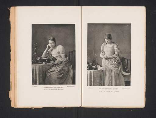 Portrait of an unknown woman with an engagement ring