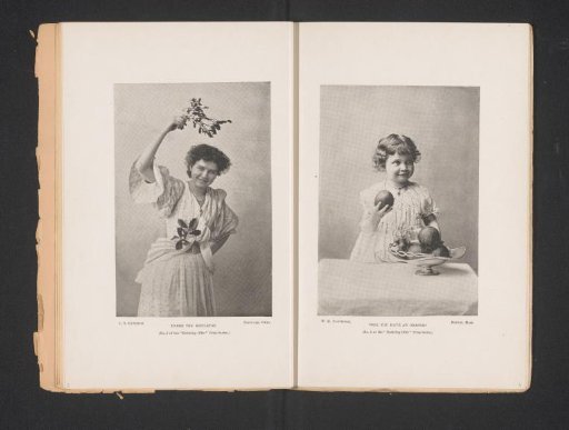 Portrait of an unknown woman with mistletoe