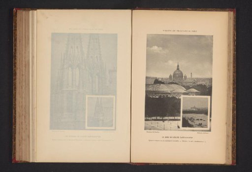 View of the Saint-Augustin Church in Paris