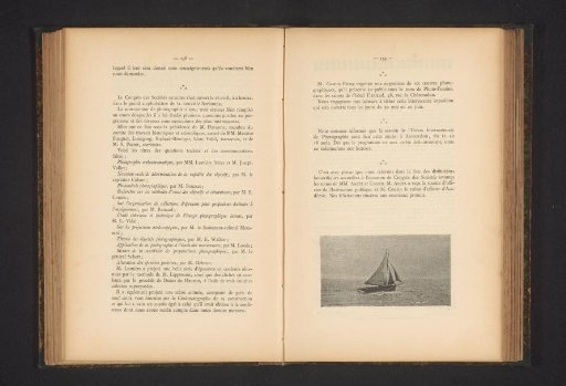 Sailing boat on open water