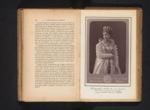 Lighting study, depicting a portrait of an unknown woman in a decorated dress