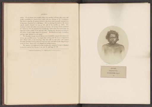 Portrait of an unknown man from the Santhal tribe in eastern India