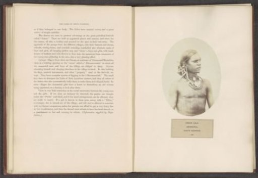 Portrait of an unknown man from the Kurukh community of Chota Nagpur in eastern India