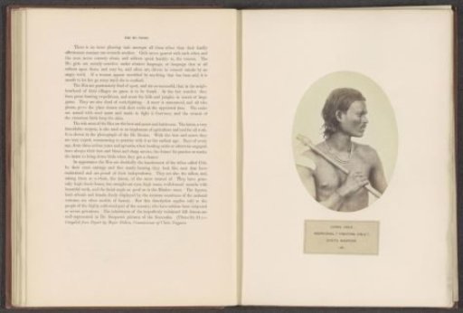 Portrait of an unknown man from the Ho tribe of Chota Nagpur in eastern India