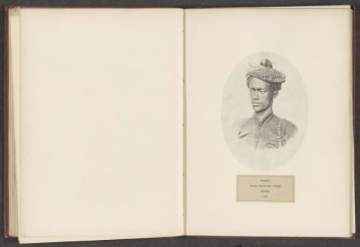 Portrait of an unknown man from the Khamti tribe and Arunachal