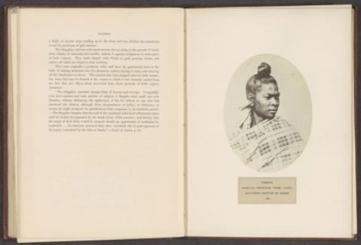 Portrait of an unknown woman from the Singpho tribe of Assam