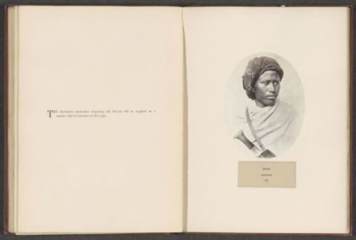 Portrait of an unknown man from the region of Sonai in Assam
