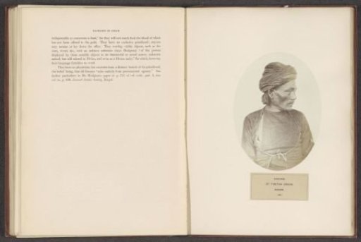 Portrait of an unknown man from the Kachari community of Assam