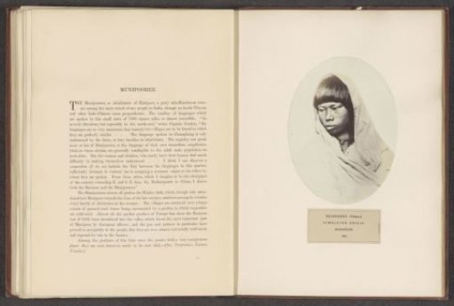 Portrait of an unknown woman from the Meitei community of Manipur