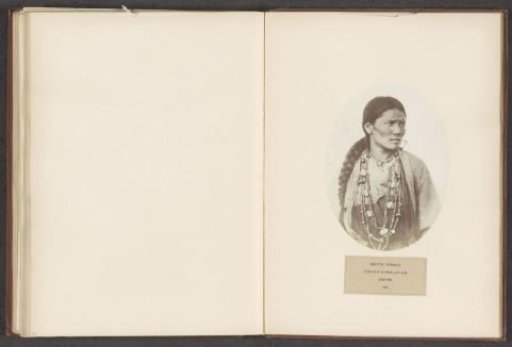 Portrait of an unknown woman from the Bhutia community of Sikkim