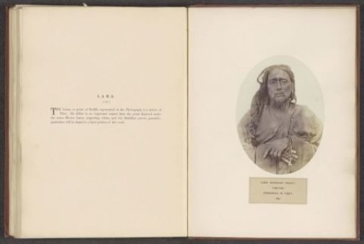 Portrait of a Buddhist priest from Tibet