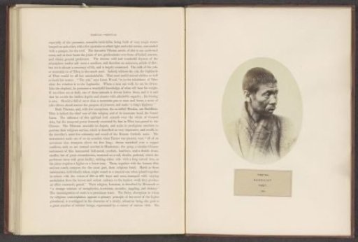 Portrait of an unknown Buddhist man from Tibet