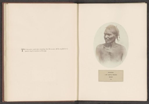 Portrait of an unknown man from the Musahar community of Bihar in eastern India