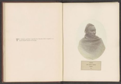 Portrait of an unknown man from the Dusadh community of Bihar in eastern India