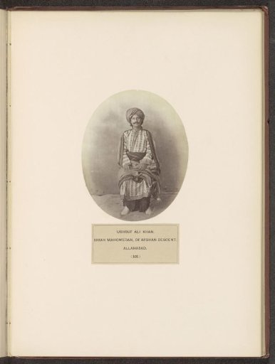 Portrait of Ushruf Ali Khan from Prayagraj, Uttar Pradesh, India