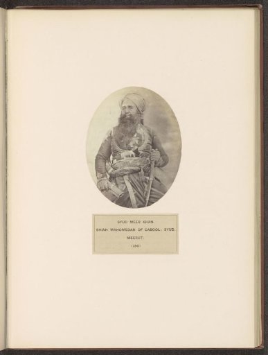 Portrait of Meer Khan from Meerut, Uttar Pradesh, India