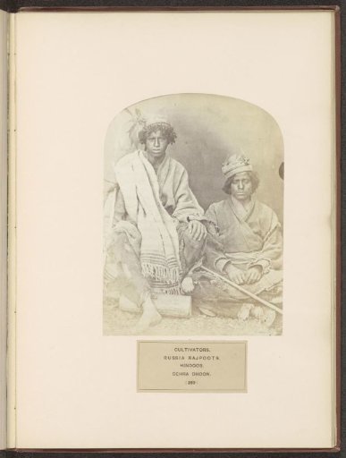 Portrait of two farmers from the Rajput community of Dehradun, Uttarakhand, India