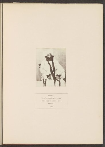 Portrait of an unknown man from the Karlal tribe of Hazara, Khyber Pakhtunkhwa, Pakistan