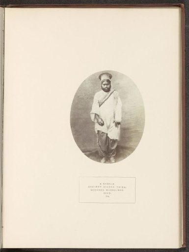 Portrait of an unknown man from the Narejo Sindhi tribe in Sindh, Pakistan