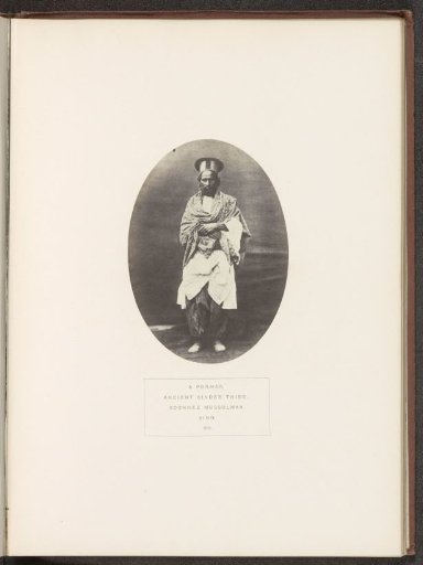 Portrait of an unknown man from the Punar Sindhi tribe in Sindh, Pakistan