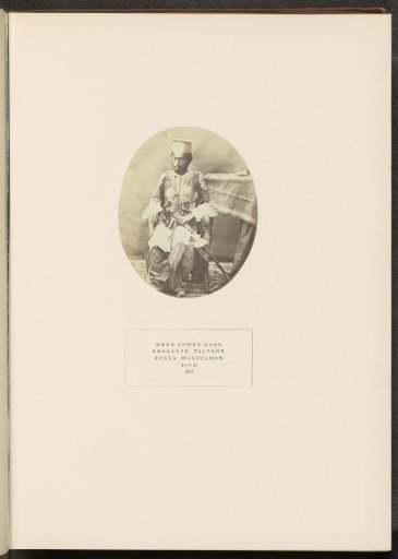 Portrait of Mir Ahmed Khan, Sindh, Pakistan