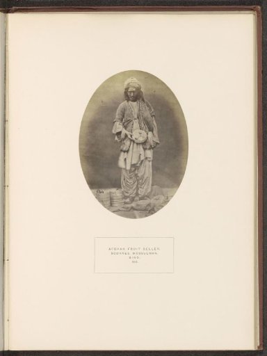 Portrait of an unknown Afghan fruit seller in Sindh, Pakistan