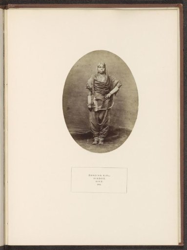 Portrait of an unknown female dancer in Sindh, Pakistan