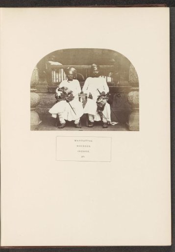 *Portrait of two unknown men from the Maratha community in the Holkar palace of Indore, Madhya Pradesh, India* -> (Already English) -> Portrait of two unknown men from the Maratha community in the Holkar palace of Indore, Madhya Pradesh, India
