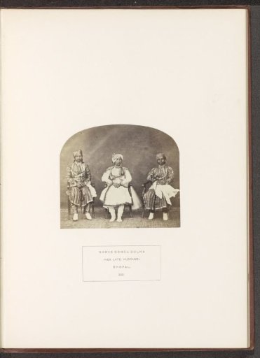 Portrait of Oomra Dulha, husband of Sekunder Begum, a queen of Bhopal, Madhya Pradesh, India