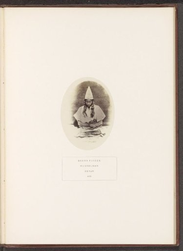 Portrait of an unknown fakir from the former Berar in central India